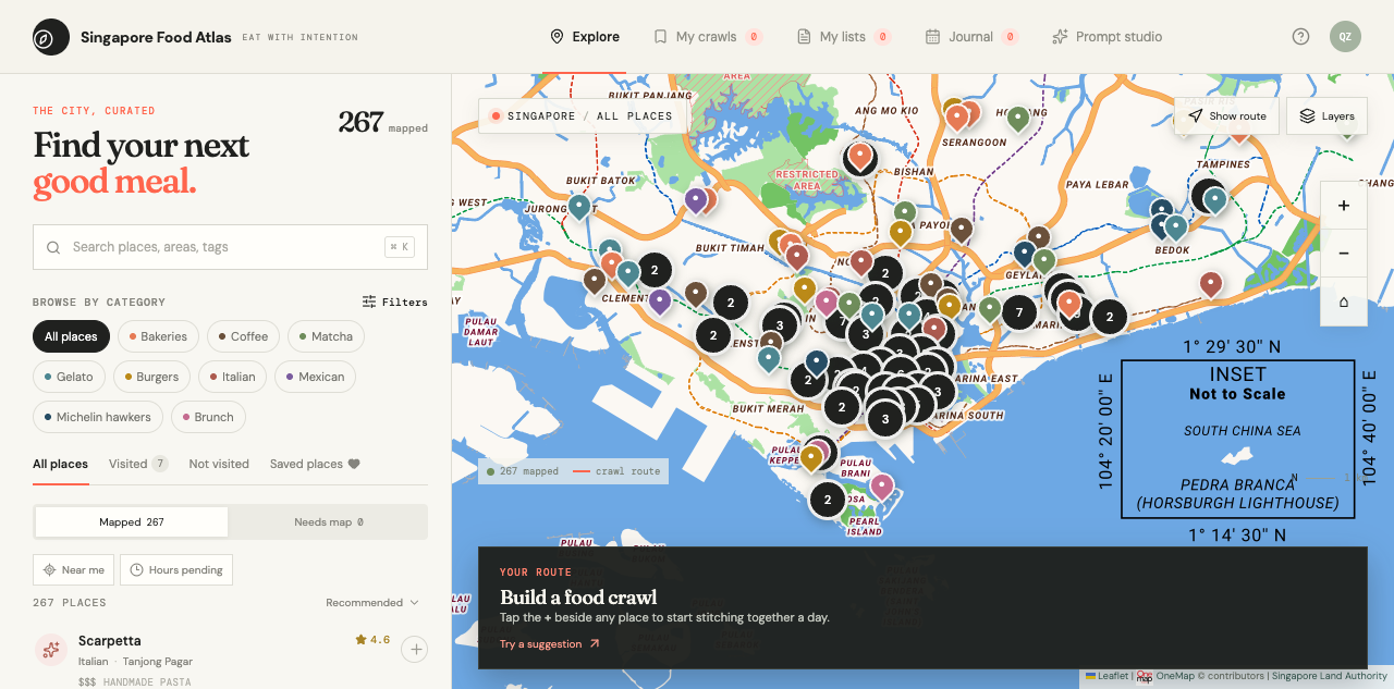 Preview of Singapore Food Atlas